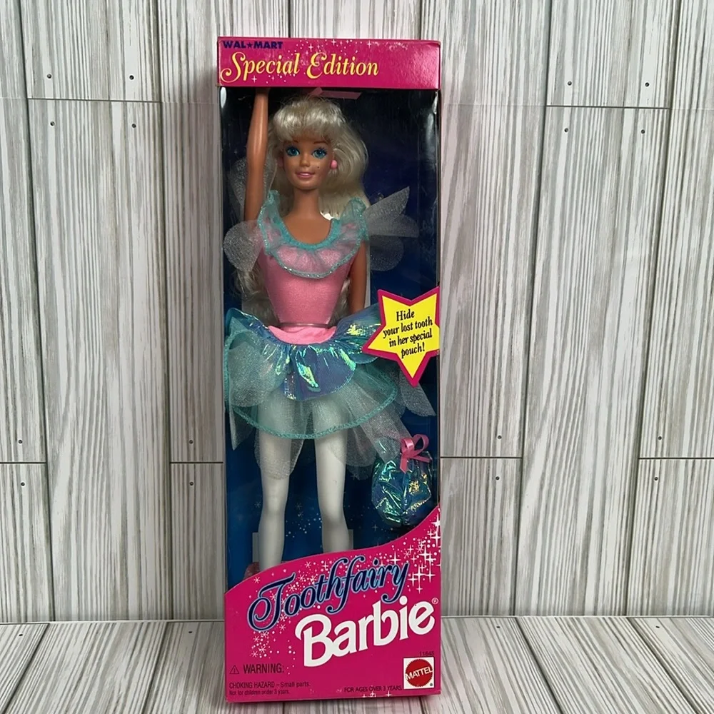 Mattel Tooth Fairy Barbie WalMart Special Edition‎ 1994 Mattel #11645 NIB